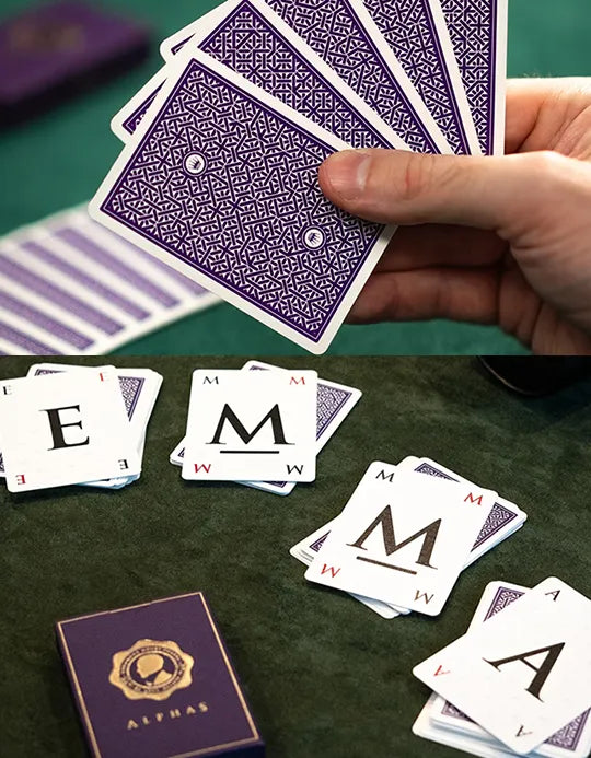 DMC Alpha V3 (Purple) Portcullis - Carti de joc cu litere