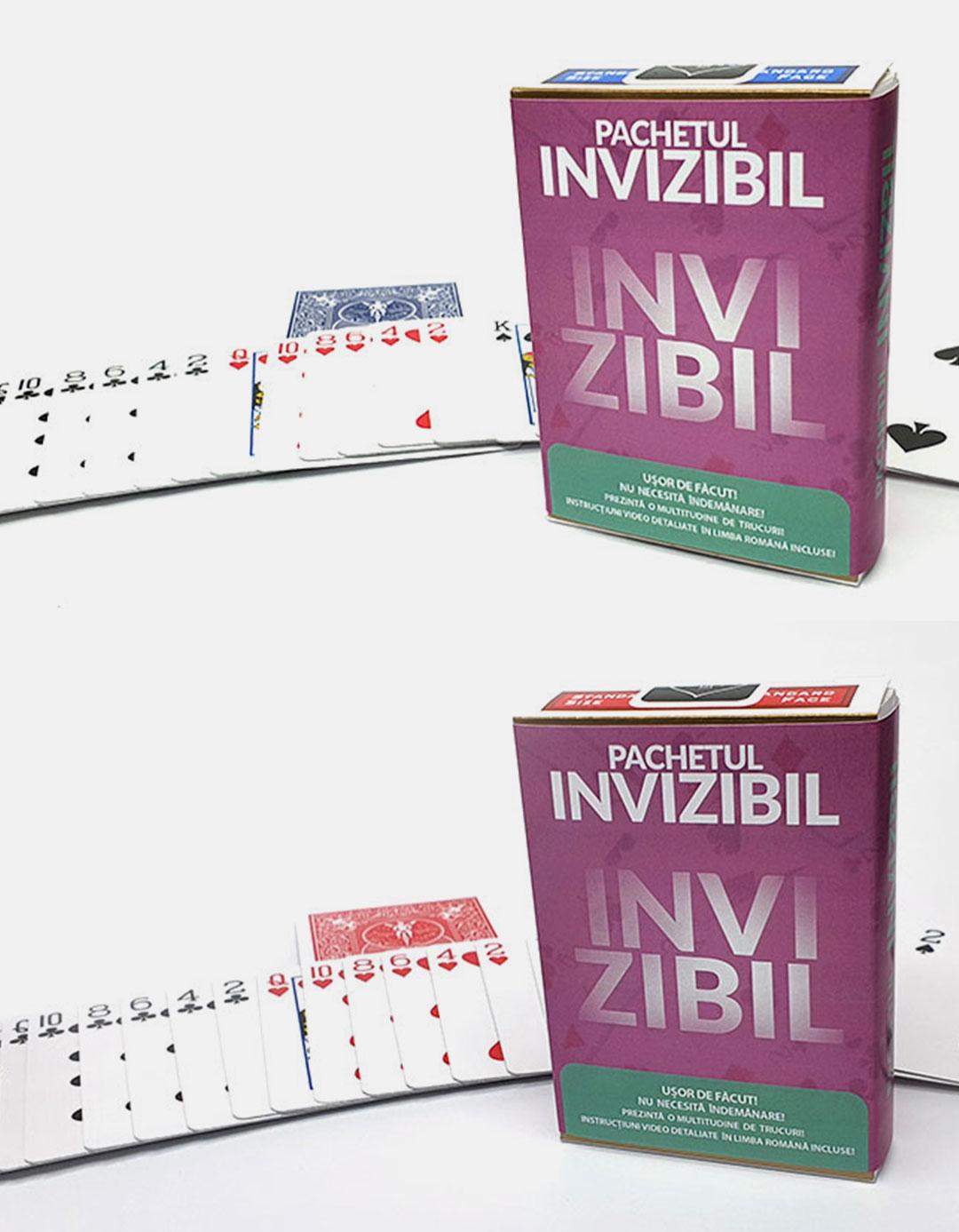 Invisible Deck - Bicycle - Carti de joc speciale si instructiuni