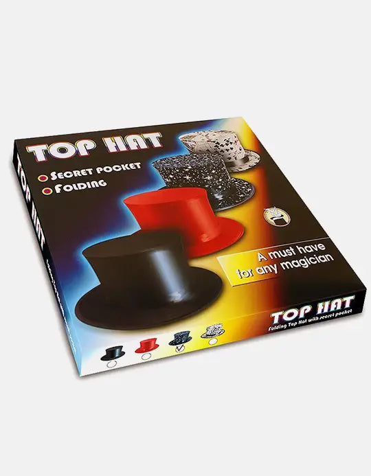 Jobenul Pliabil Cu Buzunar Secret - Stele - Folding Top Hat with Secret Pocket