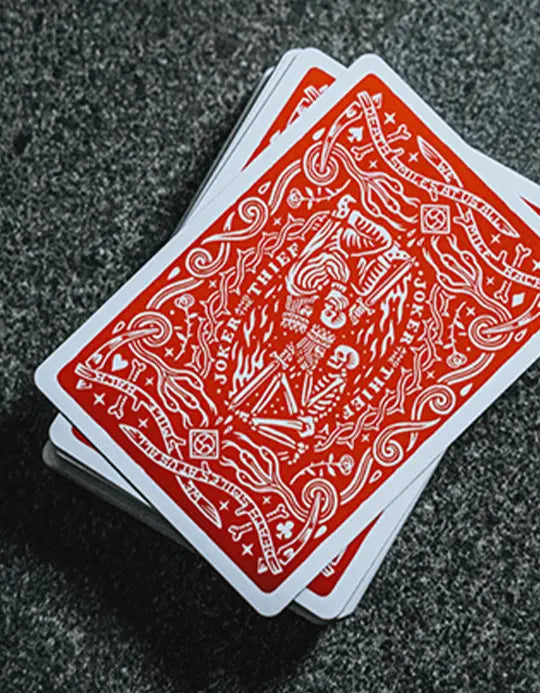 JT Crown - Rosu - Joker and Thief - Carti de joc