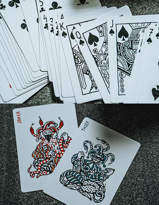 JT Crown - Rosu - Joker and Thief - Carti de joc