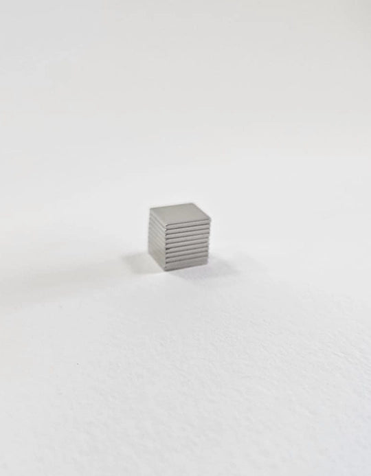Set 10 magneti patrati - 10x10x1 mm N52