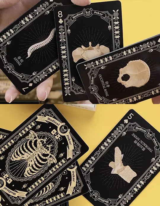 Medical Poker - Negru - Carti de joc