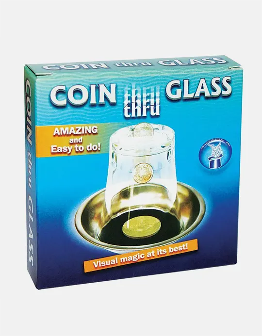 Moneda prin pahar - Coin Thru Glass