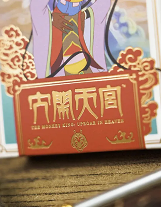 The Monkey King - Rosu - Carti de joc ed. limitata