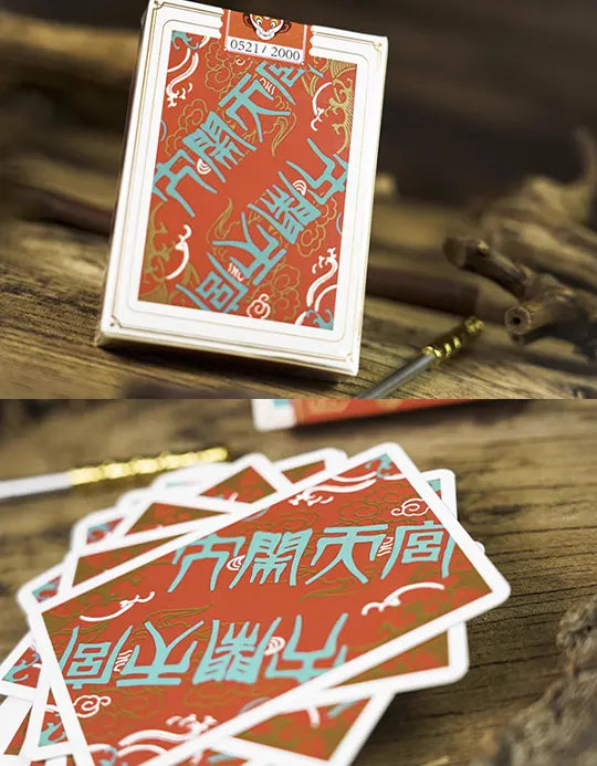 The Monkey King - Rosu - Carti de joc ed. limitata