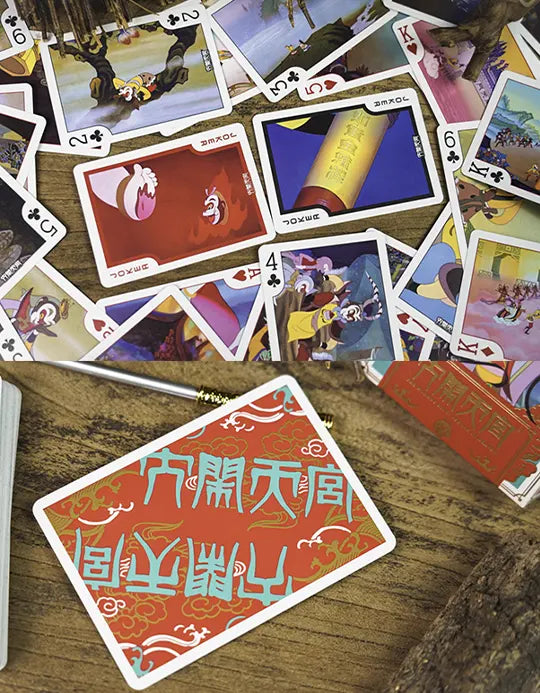 The Monkey King - Rosu - Carti de joc ed. limitata