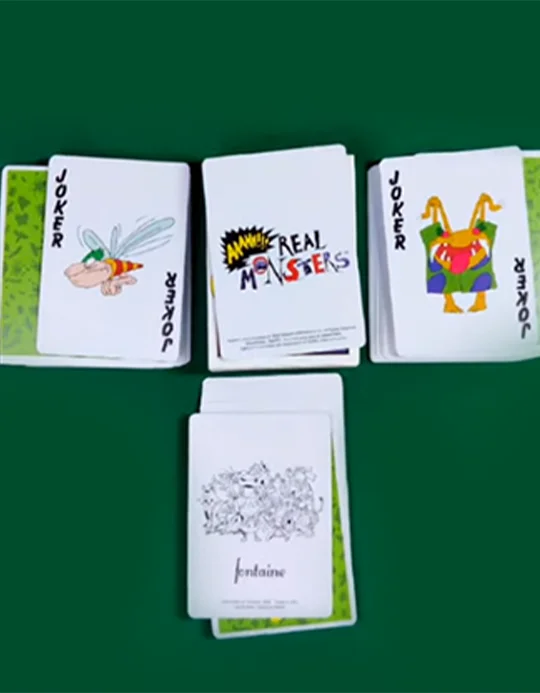 Fontaine Nickelodeon: Monsters - Carti de joc