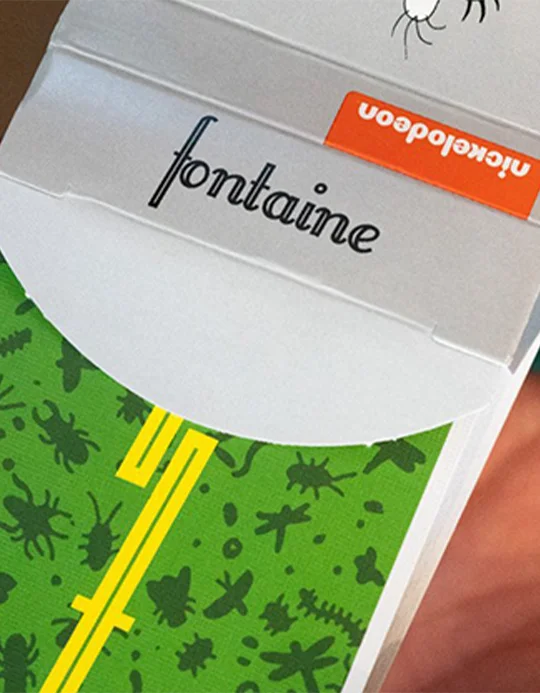 Fontaine Nickelodeon: Monsters - Carti de joc