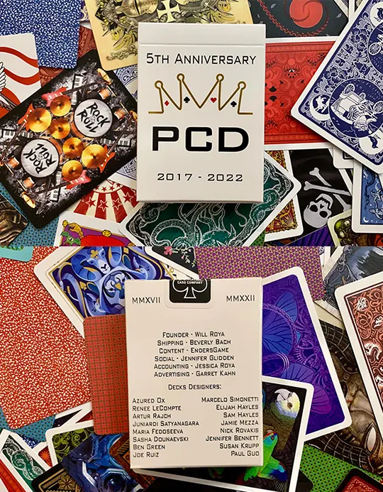 5th Anniversary of PlayingCardDecks.com - Carti de joc ed. limitata