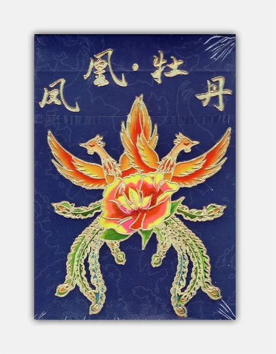 Phoenix and Peony Albastru - Carti de joc