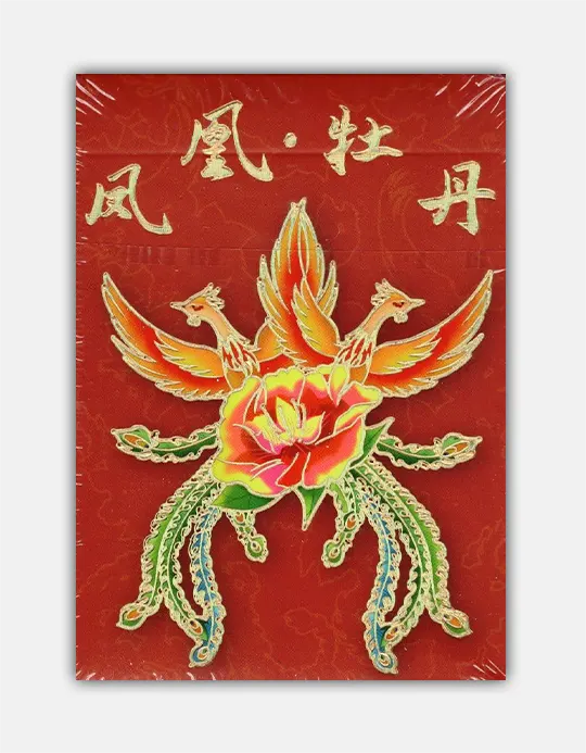 Phoenix and Peony Rosu - Carti de joc