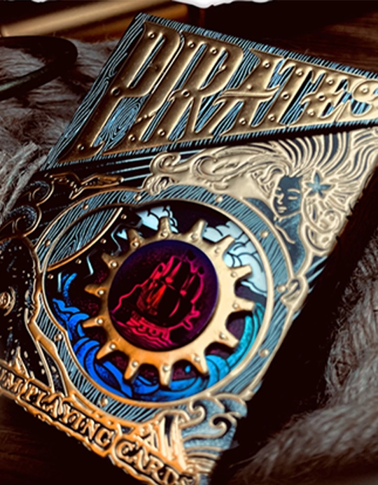 Pirate (Night) - Carti de Joc Cu Cutie Mecanica