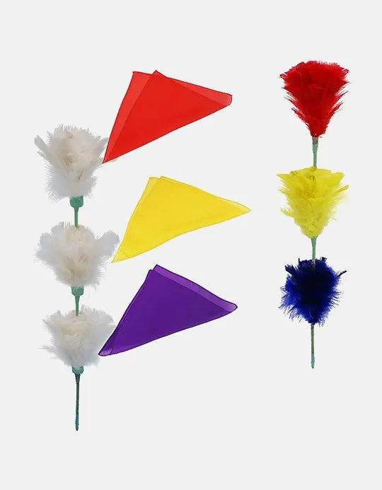 Pene in buchet - Color Changing Plumes to Bouquet