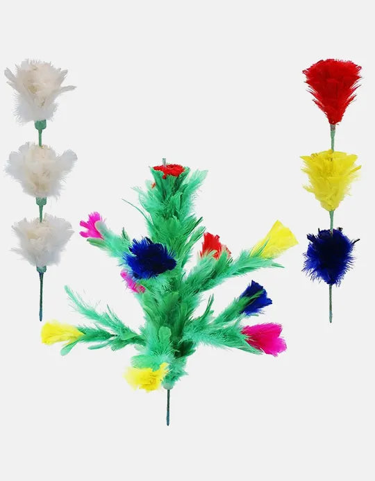 Pene in buchet - Color Changing Plumes to Bouquet
