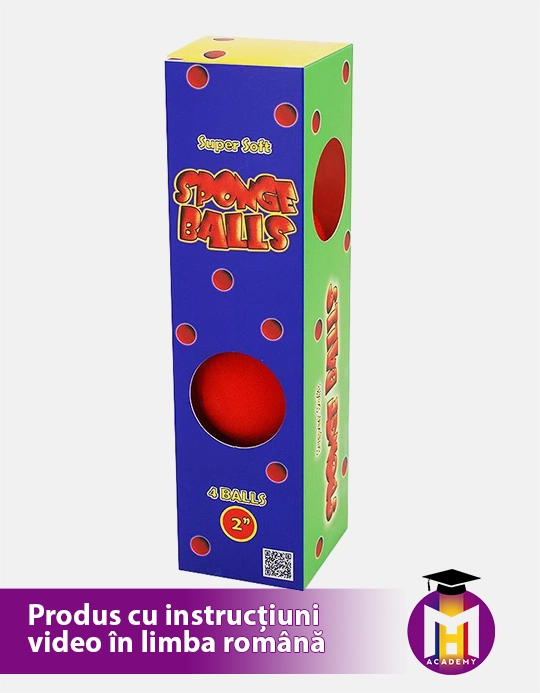 Sponge Balls - Super Soft - 5 cm - Rosu