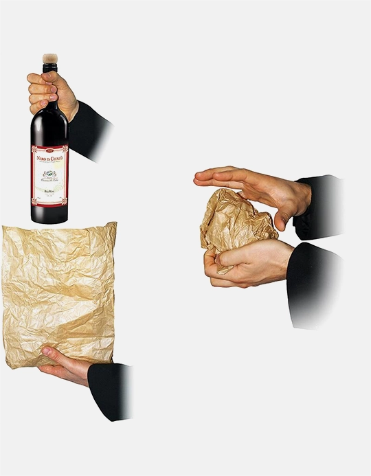 Sticla De Vin Care Dispare - Vanishing Wine Bottle