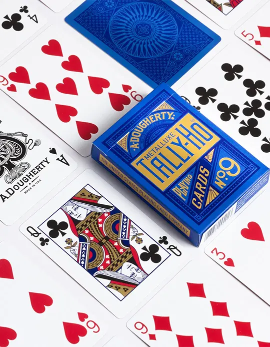 Tally Ho Blue (Circle) MetalLuxe - Carti de joc