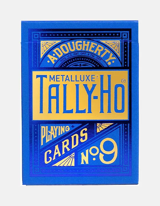 Tally Ho Blue (Circle) MetalLuxe - Carti de joc