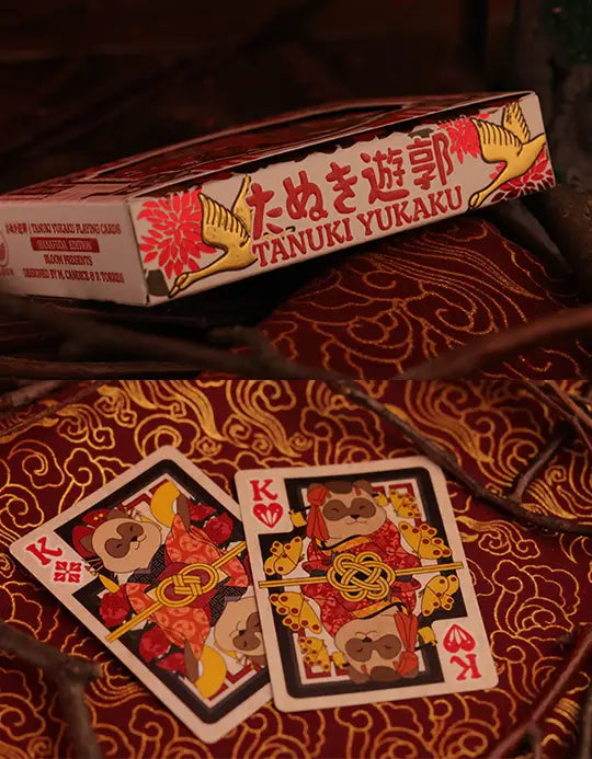 Tanuki Yukaku (Hanafuda) - Carti de joc