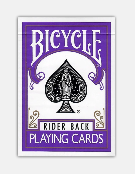 Bicycle - Rider back - Violet - Carti de joc