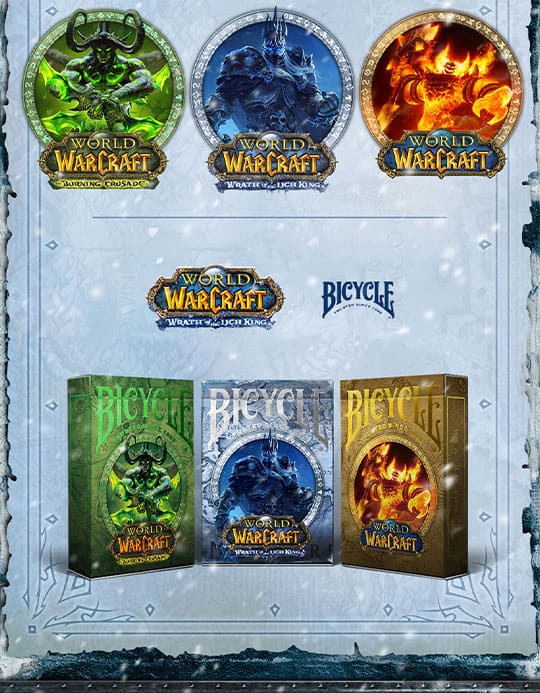 Bicycle World of Warcraft Wrath of the Lich King #3 - Carti de joc