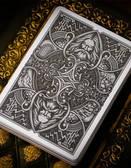 Zeus Sterling Silver - Carti de joc ed. limitata