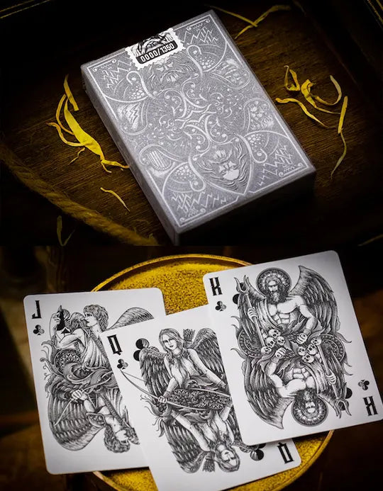 Zeus Sterling Silver - Carti de joc ed. limitata