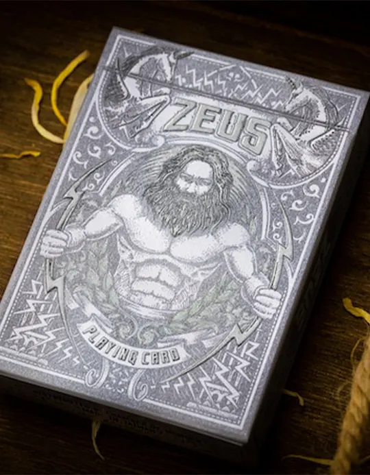 Zeus Sterling Silver - Carti de joc ed. limitata