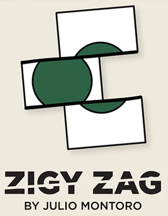 ZIGYZAG (Gimmicks and online Instructions) by Julio Montoro